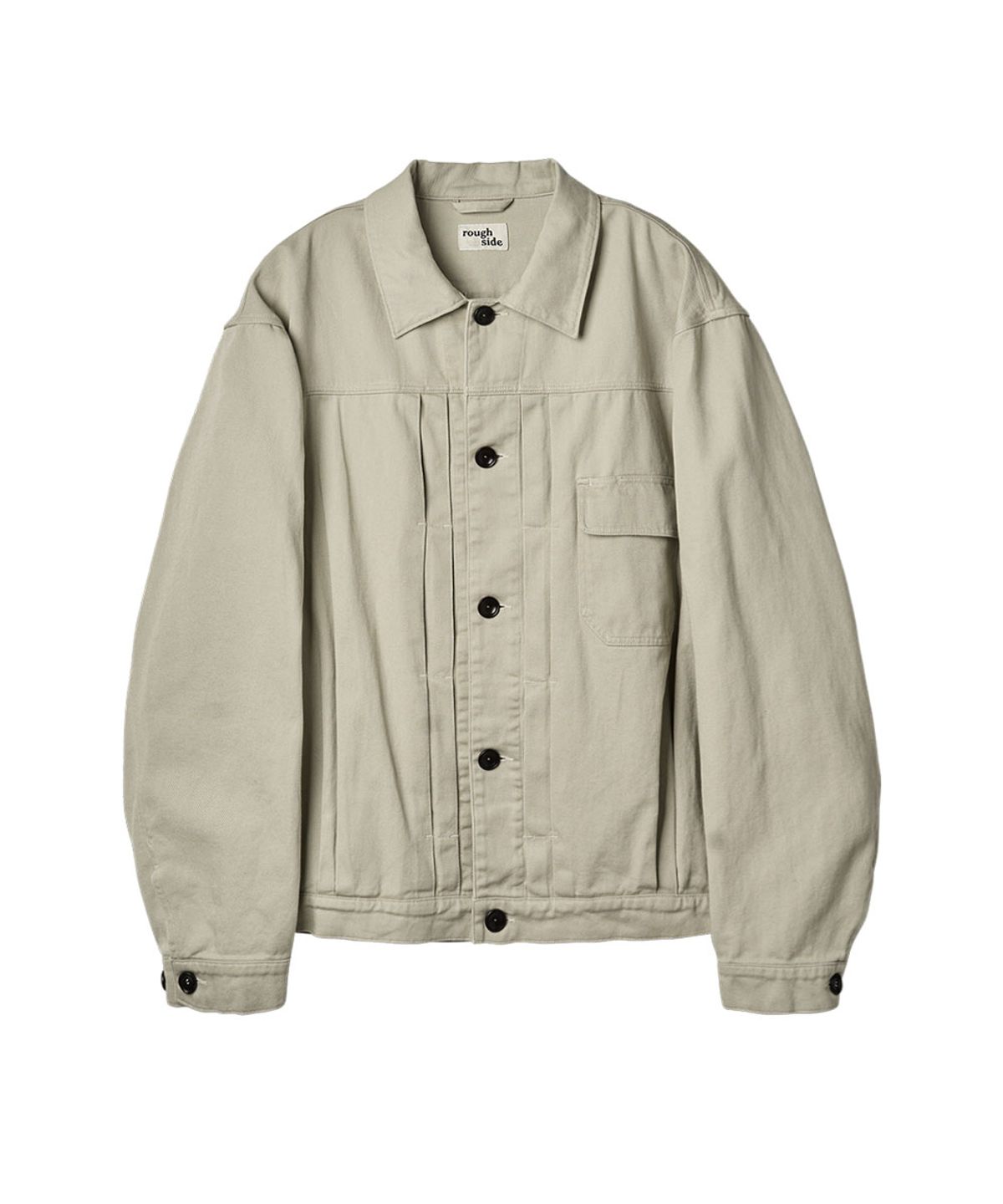 러프사이드(ROUGHSIDE) Trucker Jacket Oatmeal