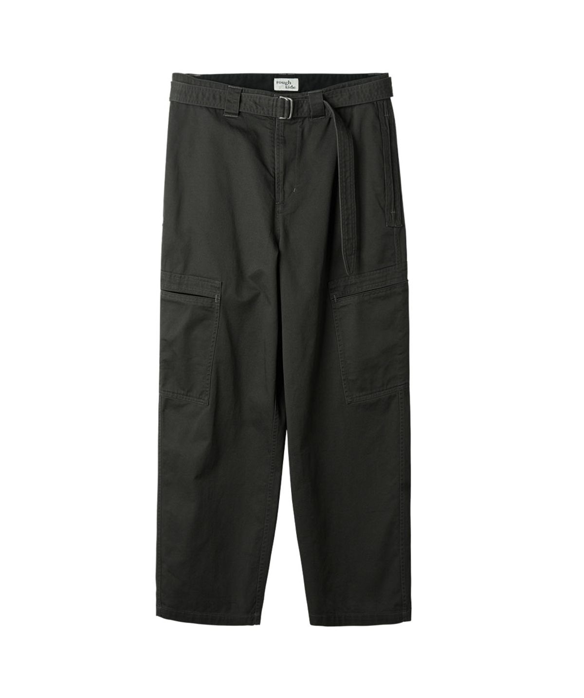 러프사이드(ROUGHSIDE) Belted Flight Pants Charcoal