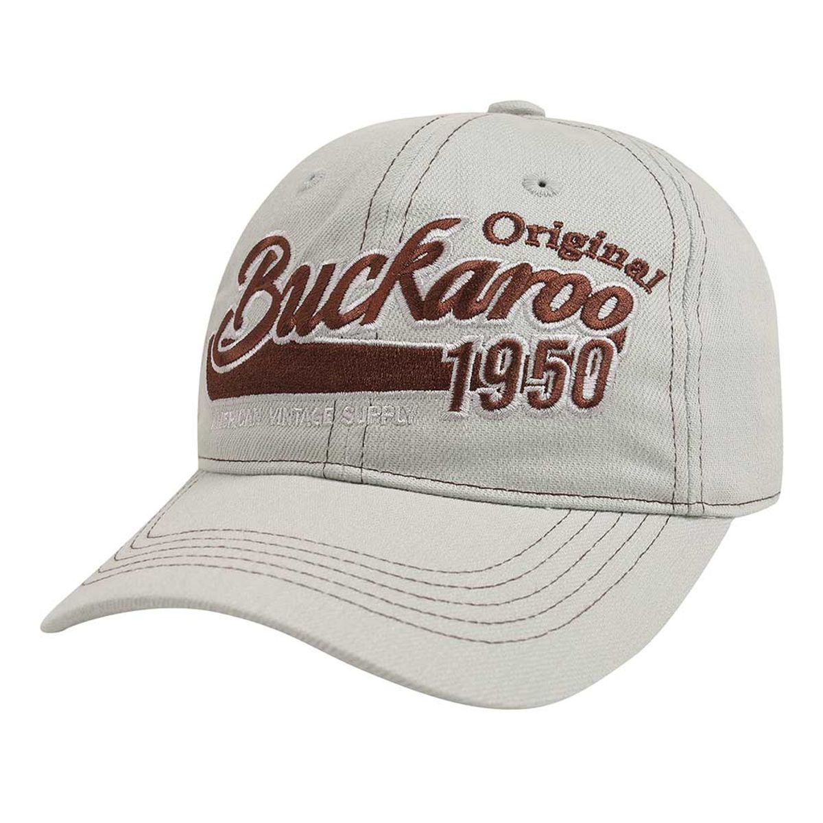 버커루(BUCKAROO) 아플리케 자수 볼캡 민트