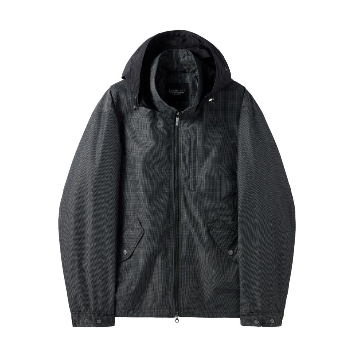 브롬톤 런던(BROMPTON LONDON) REFLECTIVE HOOD BUILT-IN JUMPER - BLACK (P251MJP161)