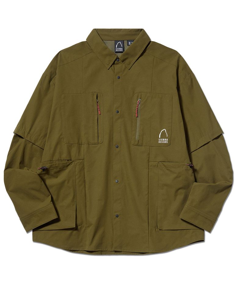 W) 라몬트(LAMONT) 패커블 백패커스 셔츠 KHAKI