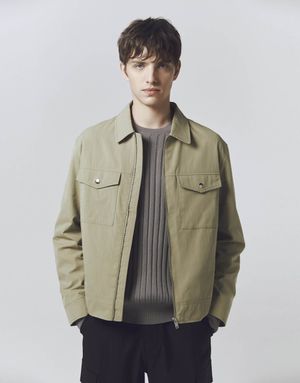 코튼 나일론 해링턴 자켓 10075508/075508 [2color]