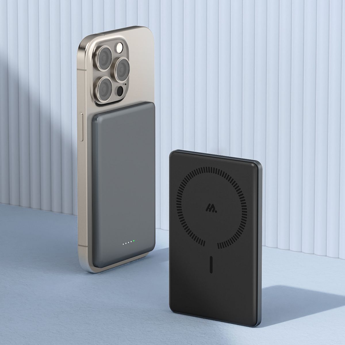 밸류엠(VALUEM) 초슬림 메탈 맥세이프 고속충전 보조배터리 5000mAh