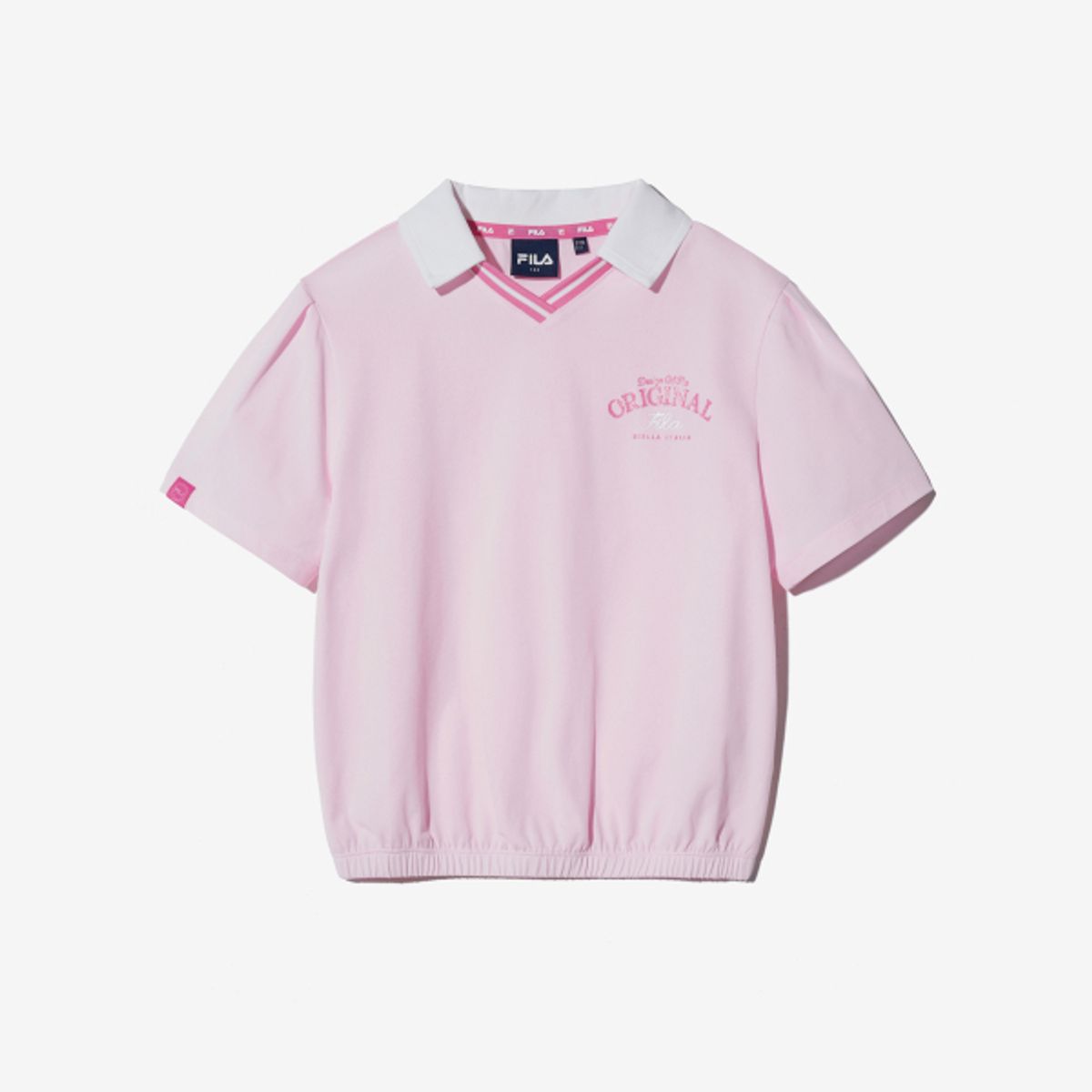 휠라 키즈(FILA KIDS) 여아 테니스 카라티셔츠