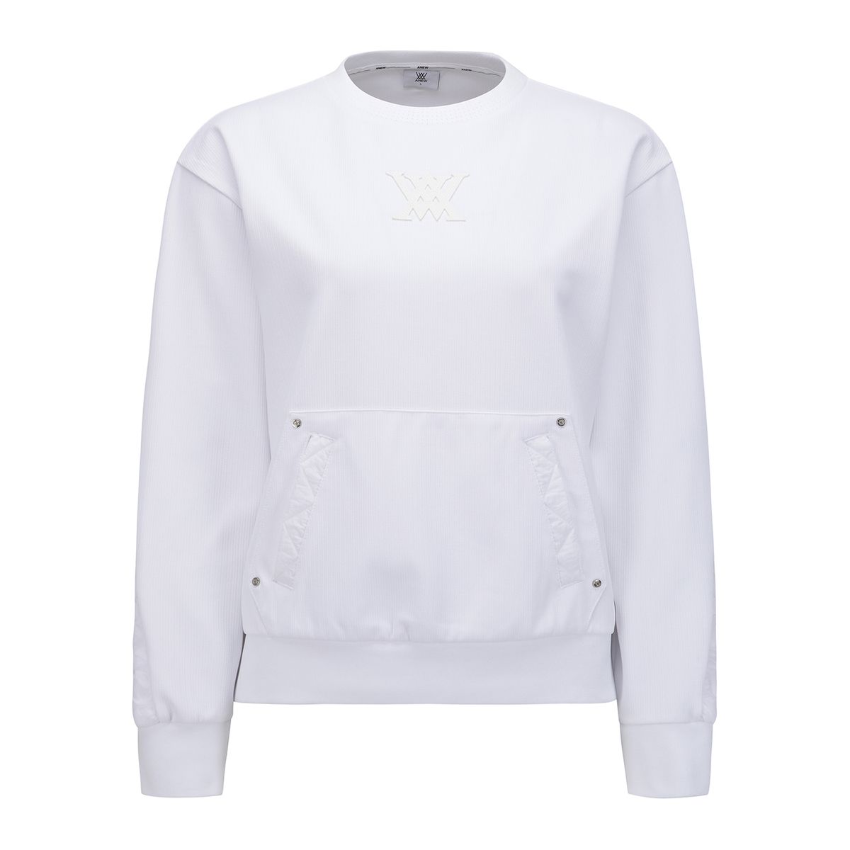 어뉴골프(ANEW GOLF) WOMEN SP TEXTURED SWEATSHIRT_WH
