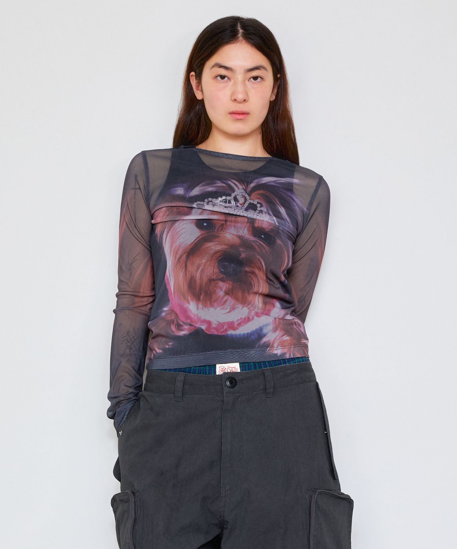 さらに100円引き◆LMC◆WM PRINTED MESH LONG SLV TEE MUSINSA公式 | LMC WM PRINTED MESH LONG SLV TEE black