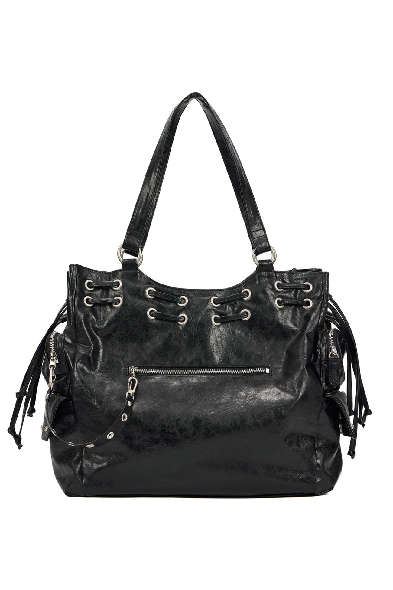 MUSINSA公式 | DEINET DEINET NEW STUD STRING BIG BAG IN BLACK