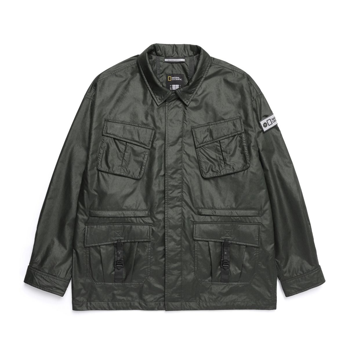 내셔널지오그래픽(NATIONALGEOGRAPHIC) N251MJP120 NRN 카라 퍼티그 자켓 D KHAKI