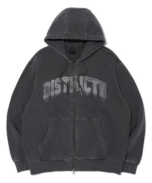 피그먼트 로고 후드 집업 CHARCOAL (LP1TU080-075)