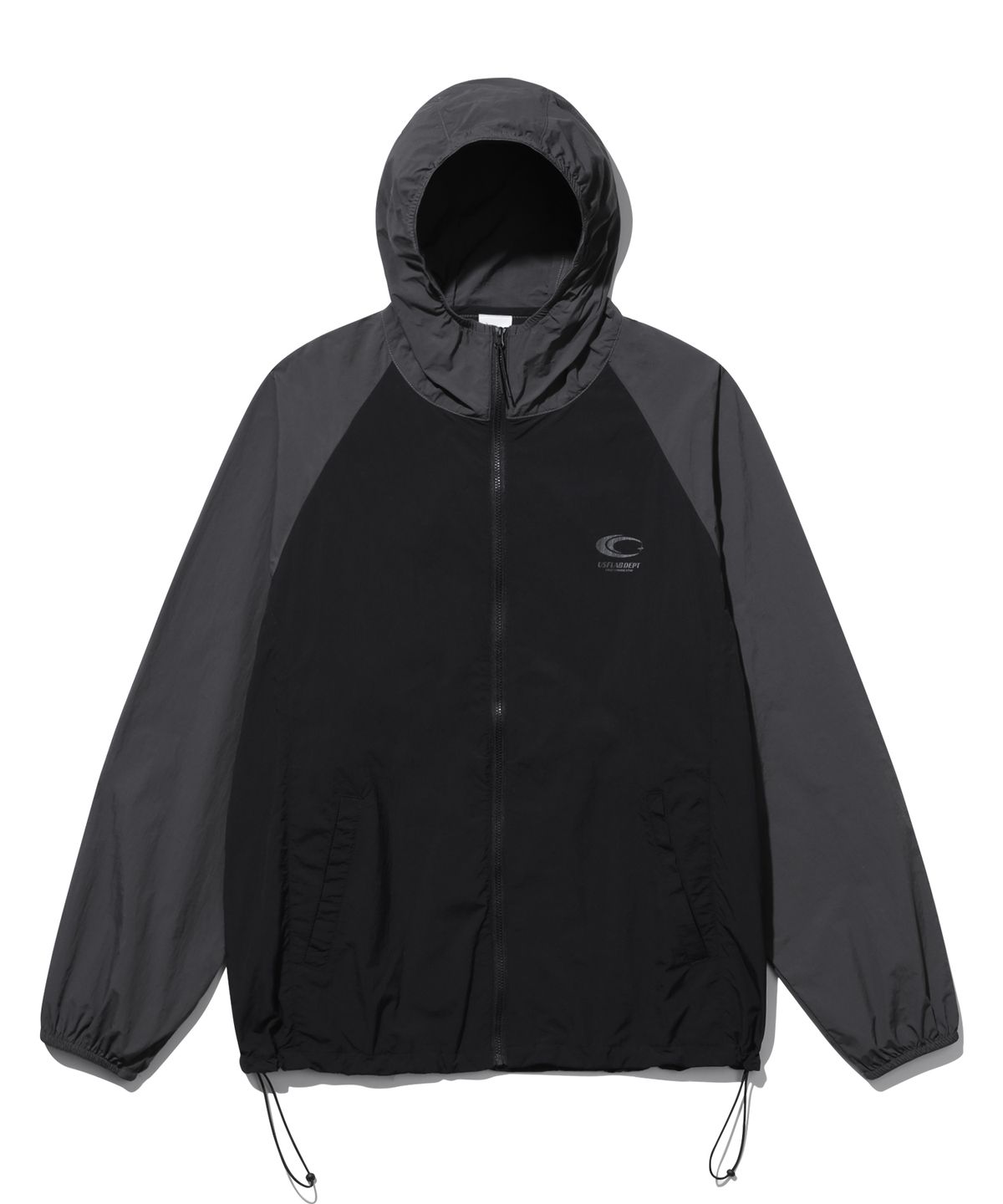 어반스터프(URBANSTOFF) 디비전 후드 윈드 자켓 (블랙)