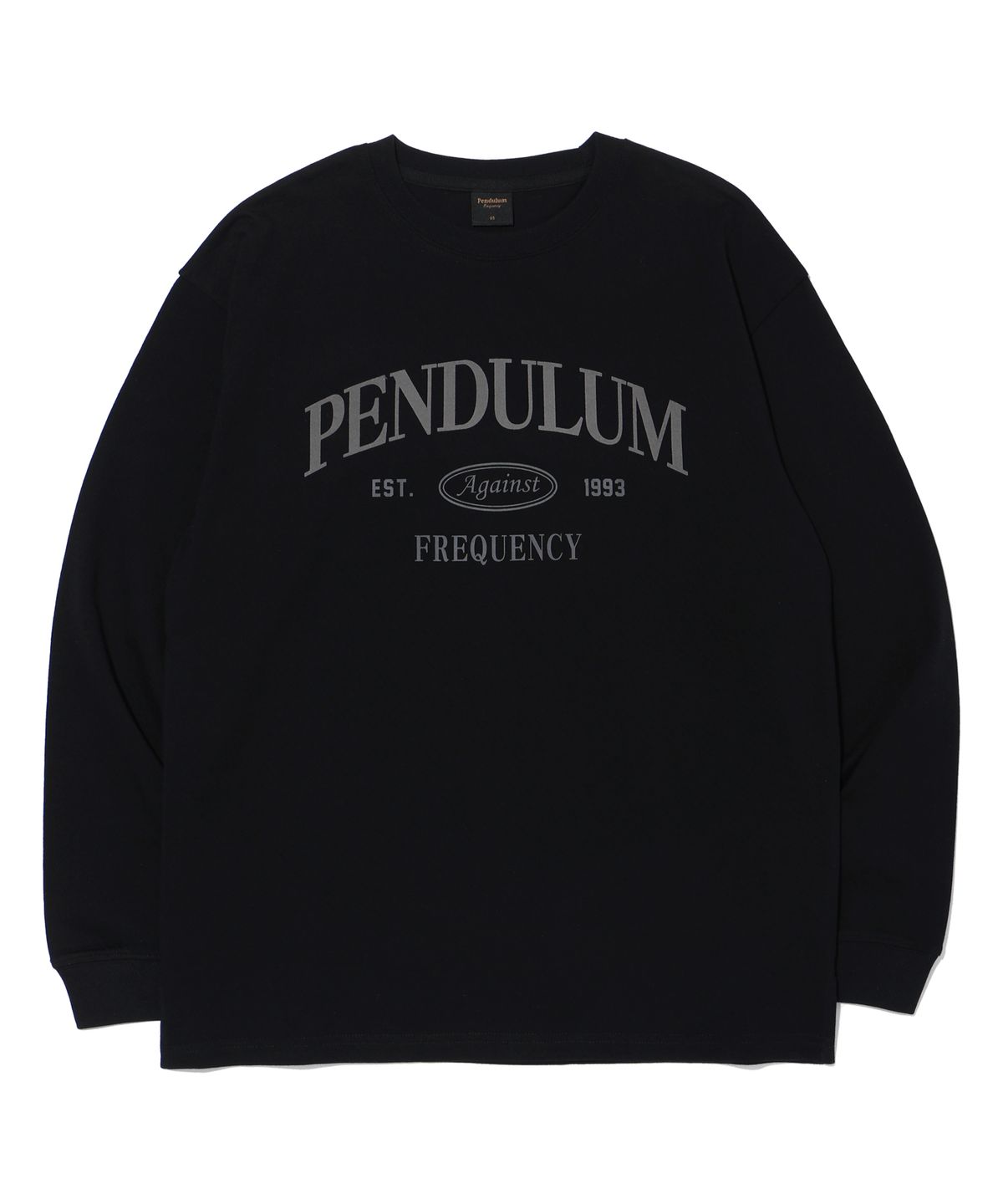 펜듈럼(PENDULUM) 아치 로고 긴팔 티셔츠 BLACK (LP1TU073-076)