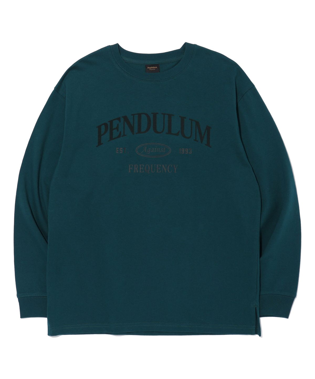 펜듈럼(PENDULUM) 아치 로고 긴팔 티셔츠 DARK GREEN (LP1TU073-046)