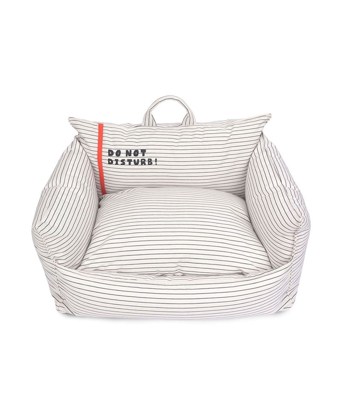 몽슈슈(MONCHOUCHOU) Do not disturb Cushion White Stripe