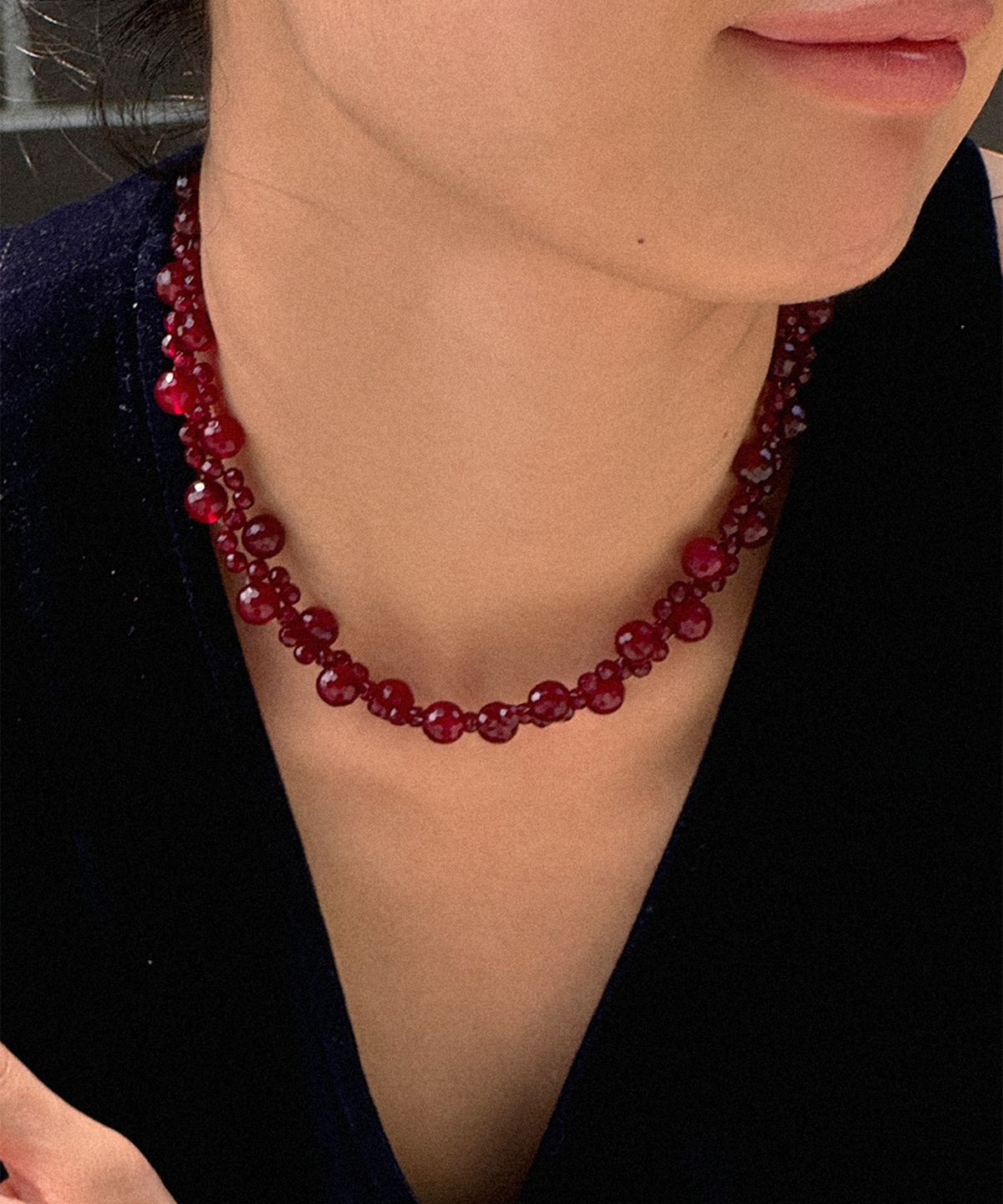 마르타(MARTA) Grapeberry necklace. S