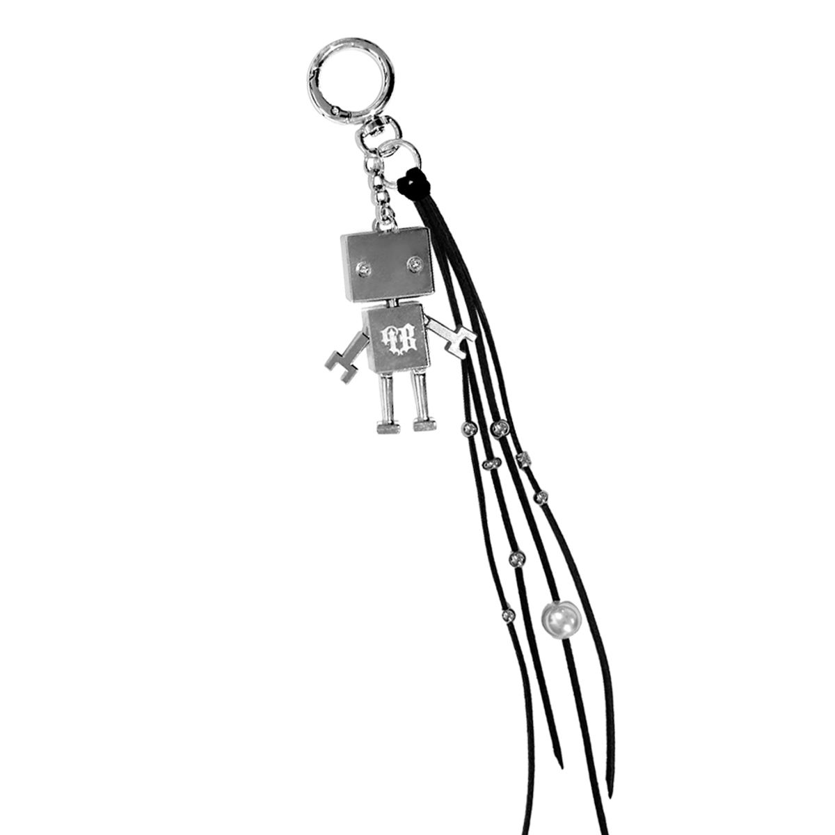 블랙 퍼플(BLACK PURPLE) 플렉스 봇 키링 Flexbot Keyring