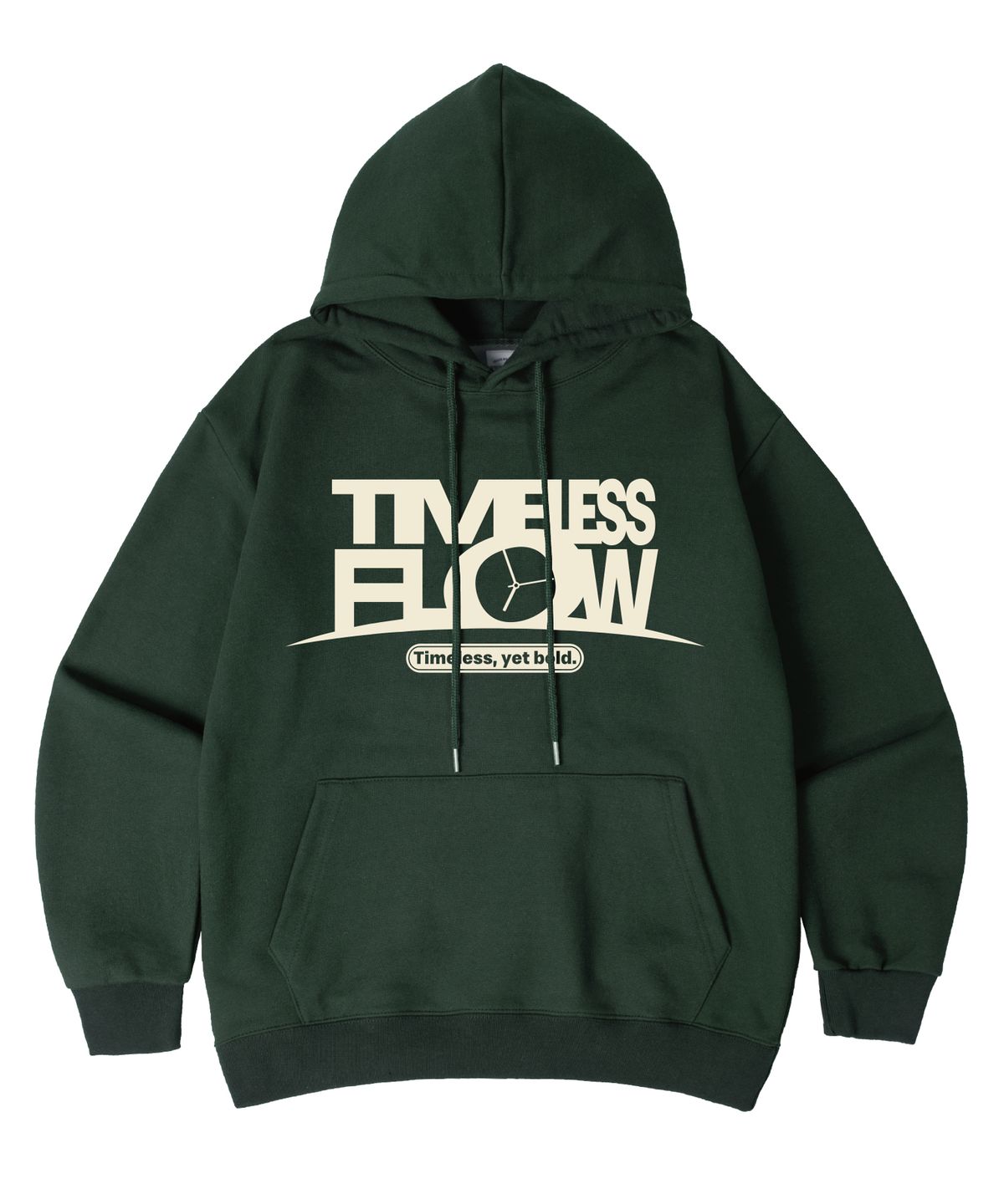 본챔스(BORN CHAMPS) [9 COLORS] 타임플로우 오버핏 후드 티셔츠 B25ST07 [기모/NO기모]