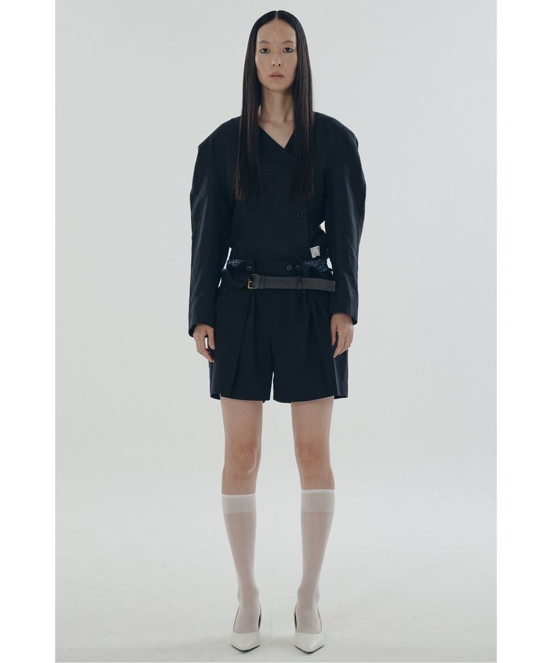 Asymmetry Panel Jacket_RQJAS25500NYX