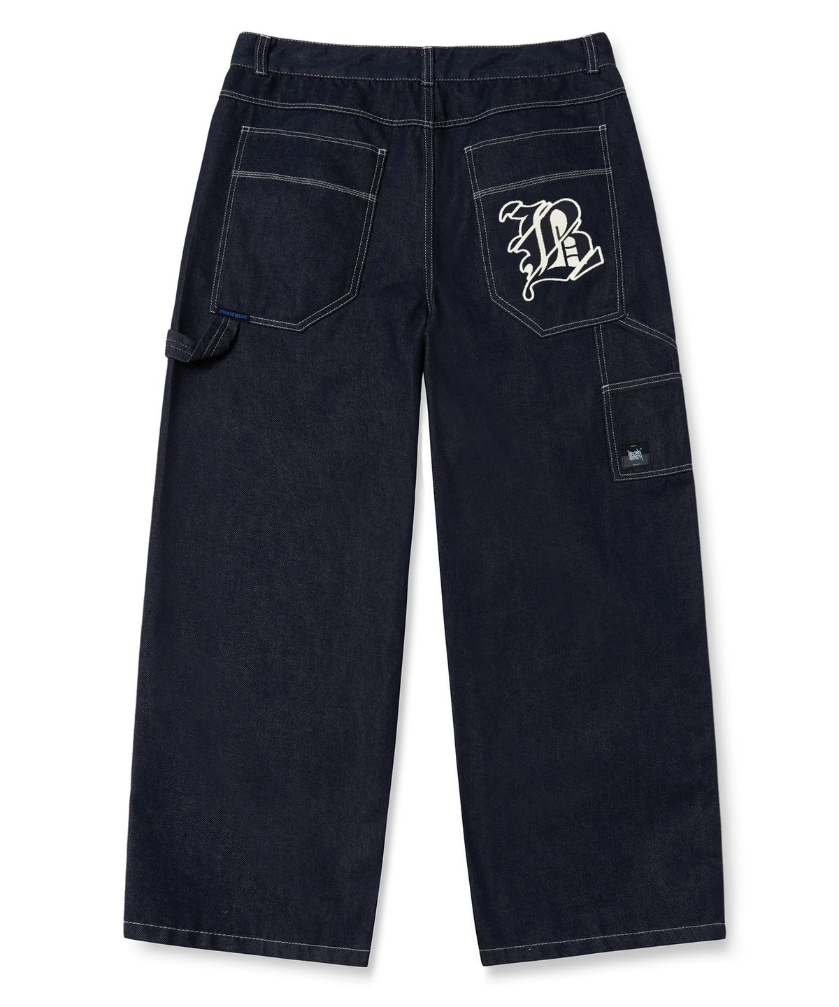 브라운브레스(BROWNBREATH) BIG POCKET CARPENTER PANTS - DARK INDIGO