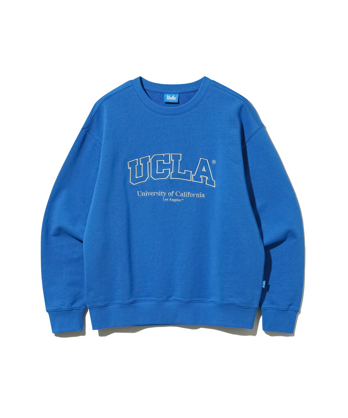유씨엘에이(UCLA) 남녀공용 빅 로고 베이직 스웻셔츠[BLUE](UBRLT83)