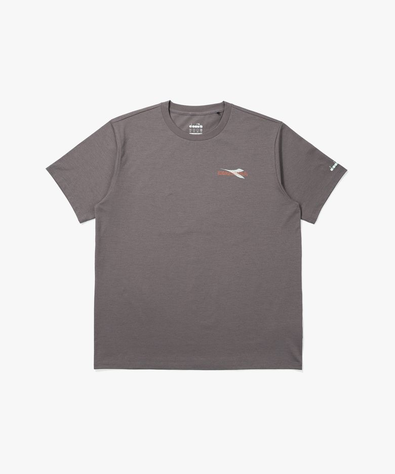 가라카본 그래픽 반팔 티셔츠 GREY