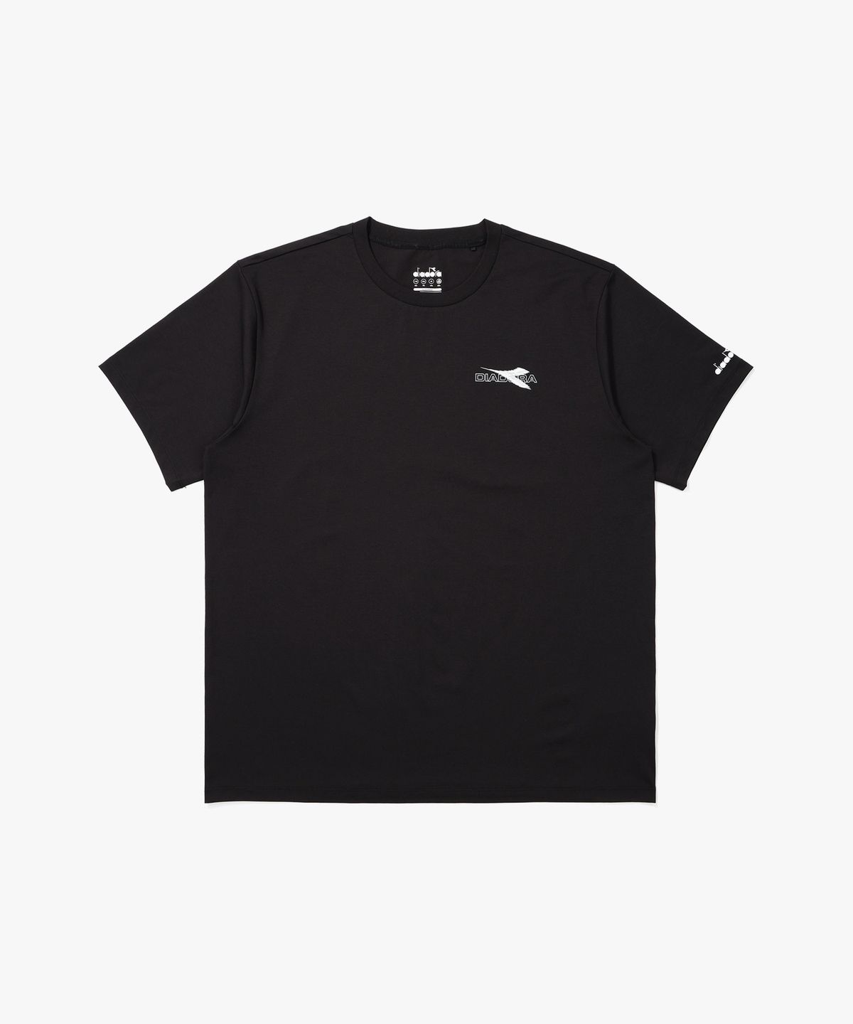 디아도라(diadora) 가라카본 그래픽 반팔 티셔츠 BLACK