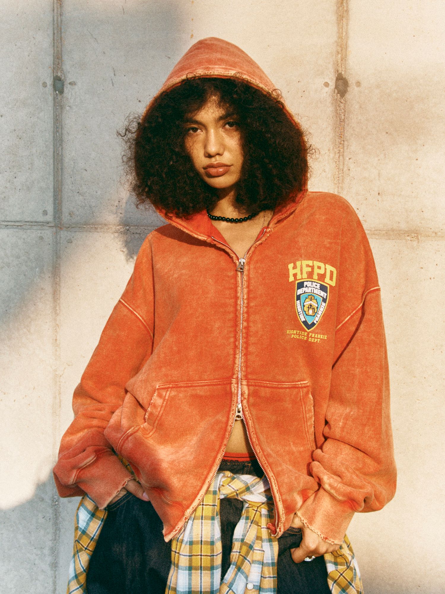 MUSINSA公式 | HIGHTIDE FRANKIE HFPD HOOD ZIPUP RED