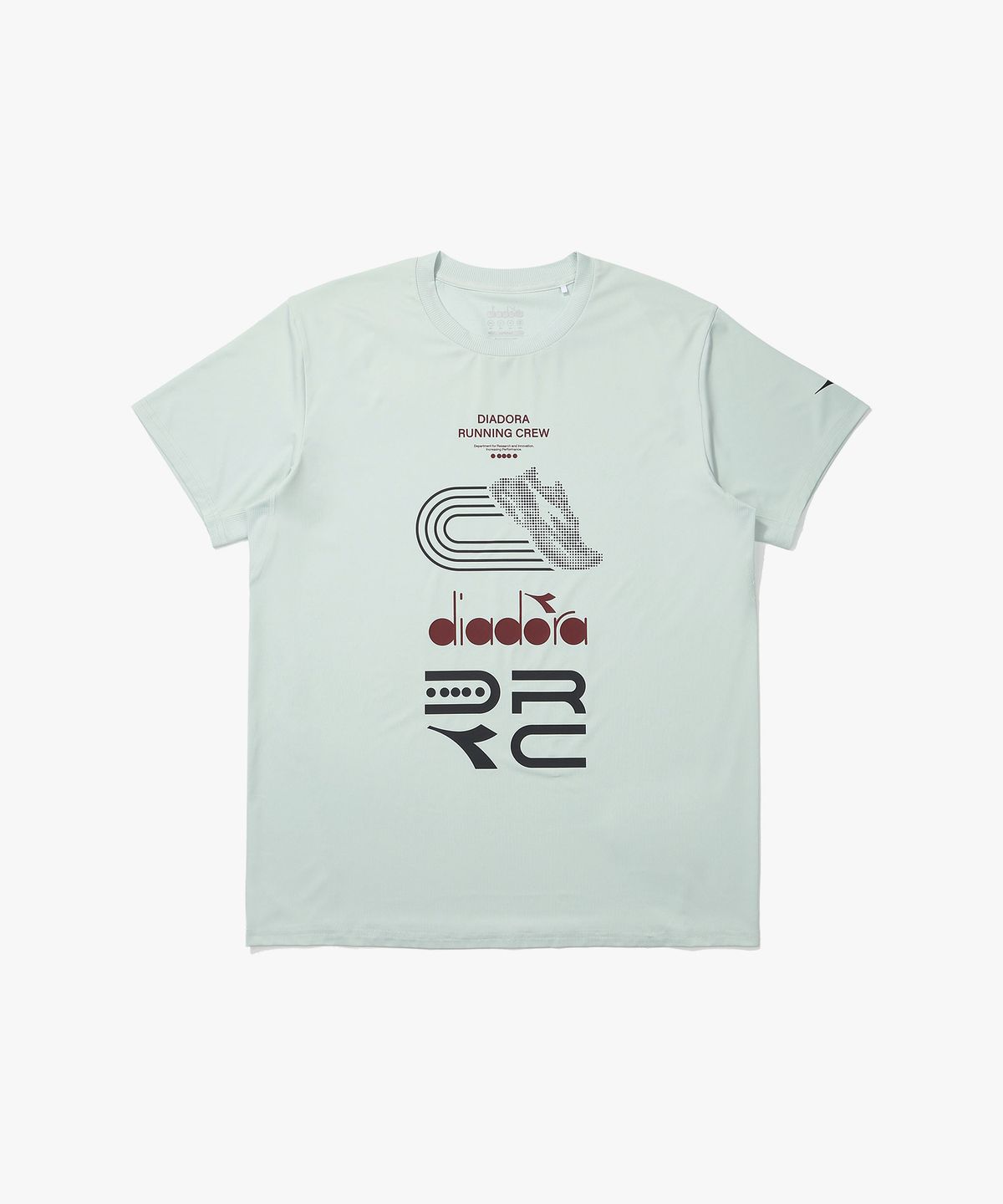 디아도라(diadora) DRC 그래픽 러닝 반팔 티셔츠 MINT