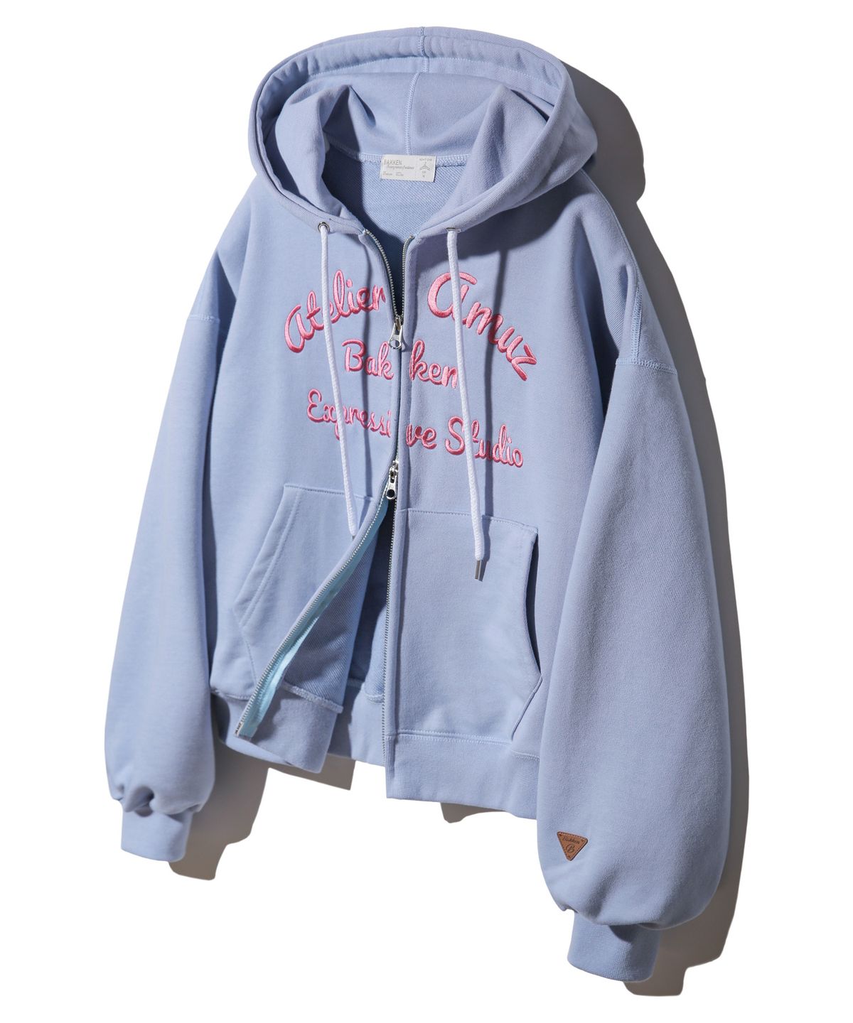 바켄(BAKKEN) Atelier Amuz 후드 집업 BK79892_스카이블루