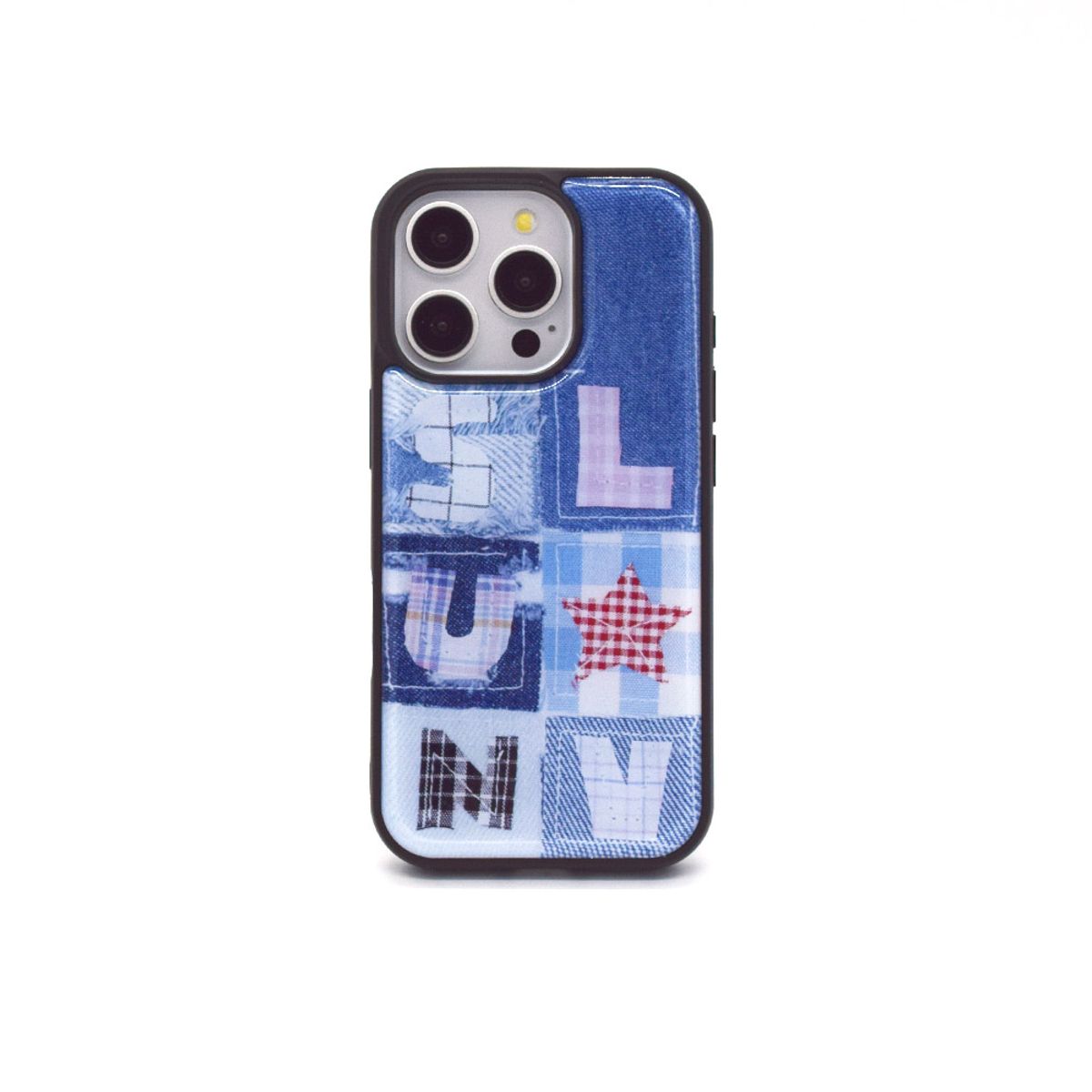 세컨드유니크네임(SECOND UNIQUE NAME) SUN CASE GRAPHIC DENIM PATCH(EPOXY&GLOSSY)