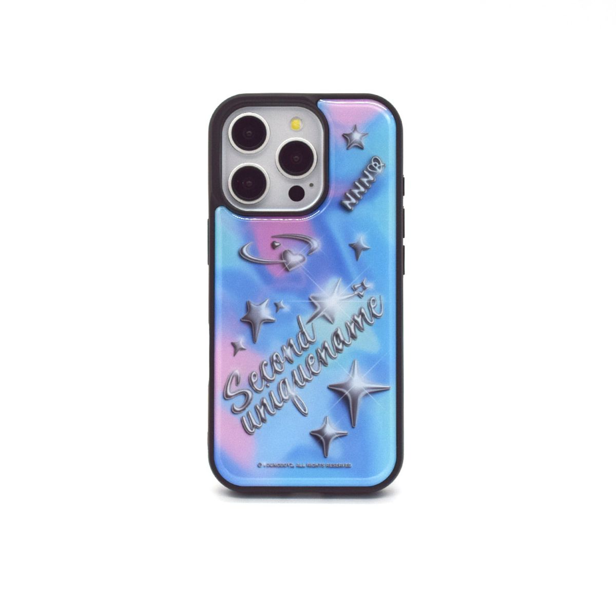 세컨드유니크네임(SECOND UNIQUE NAME) SUN CASE GRAPHIC SILVER STAR (EPOXY&GLOSSY)