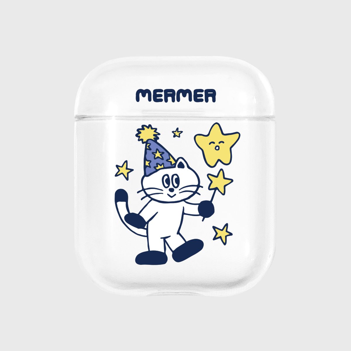 멀멀(MERMER) 스타 캣츠-클리어(에어팟-클리어)
