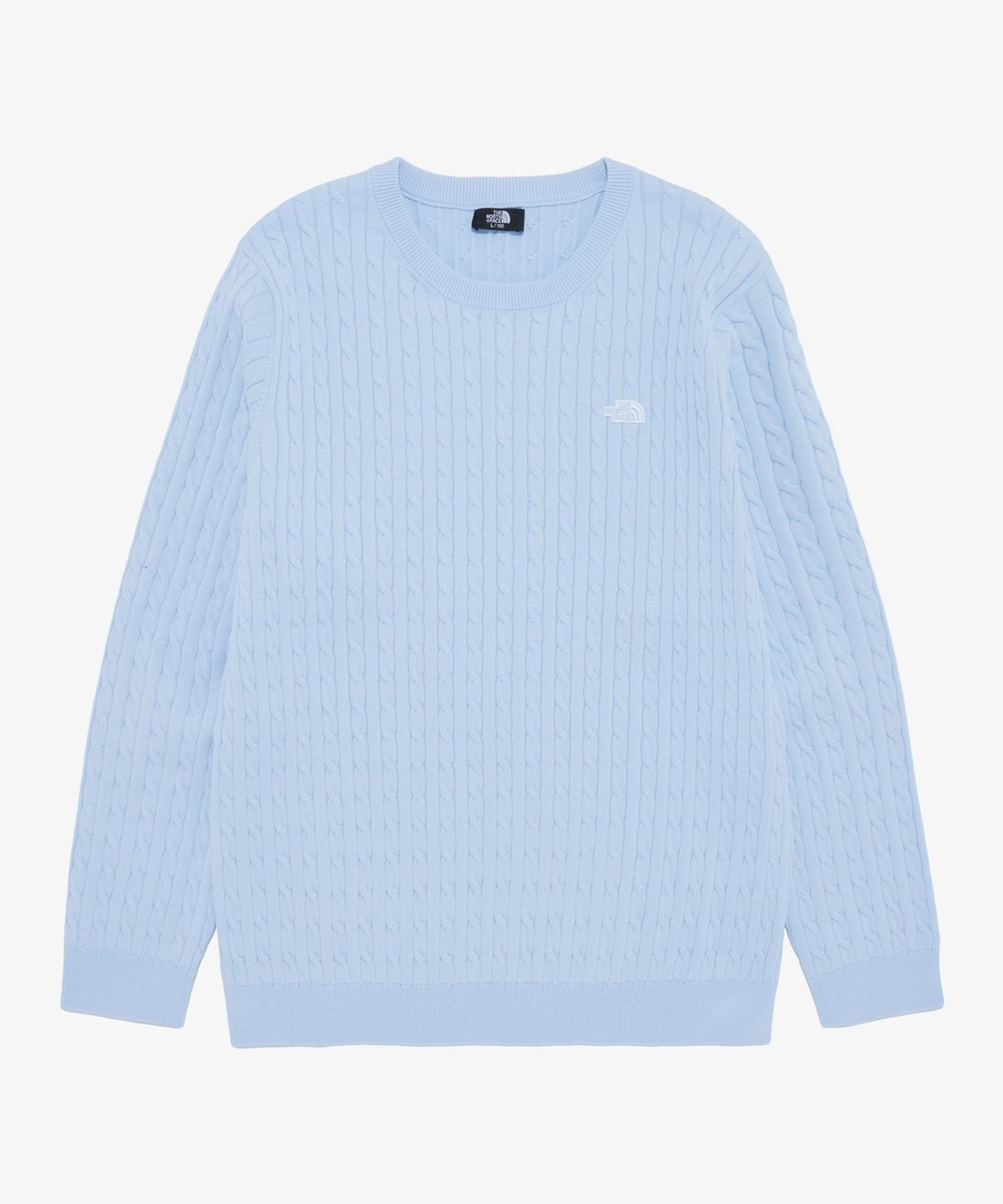 노스페이스(THE NORTH FACE) NT7AR00C 남성 홀리데이 스웨터 LIGHT_BLUE