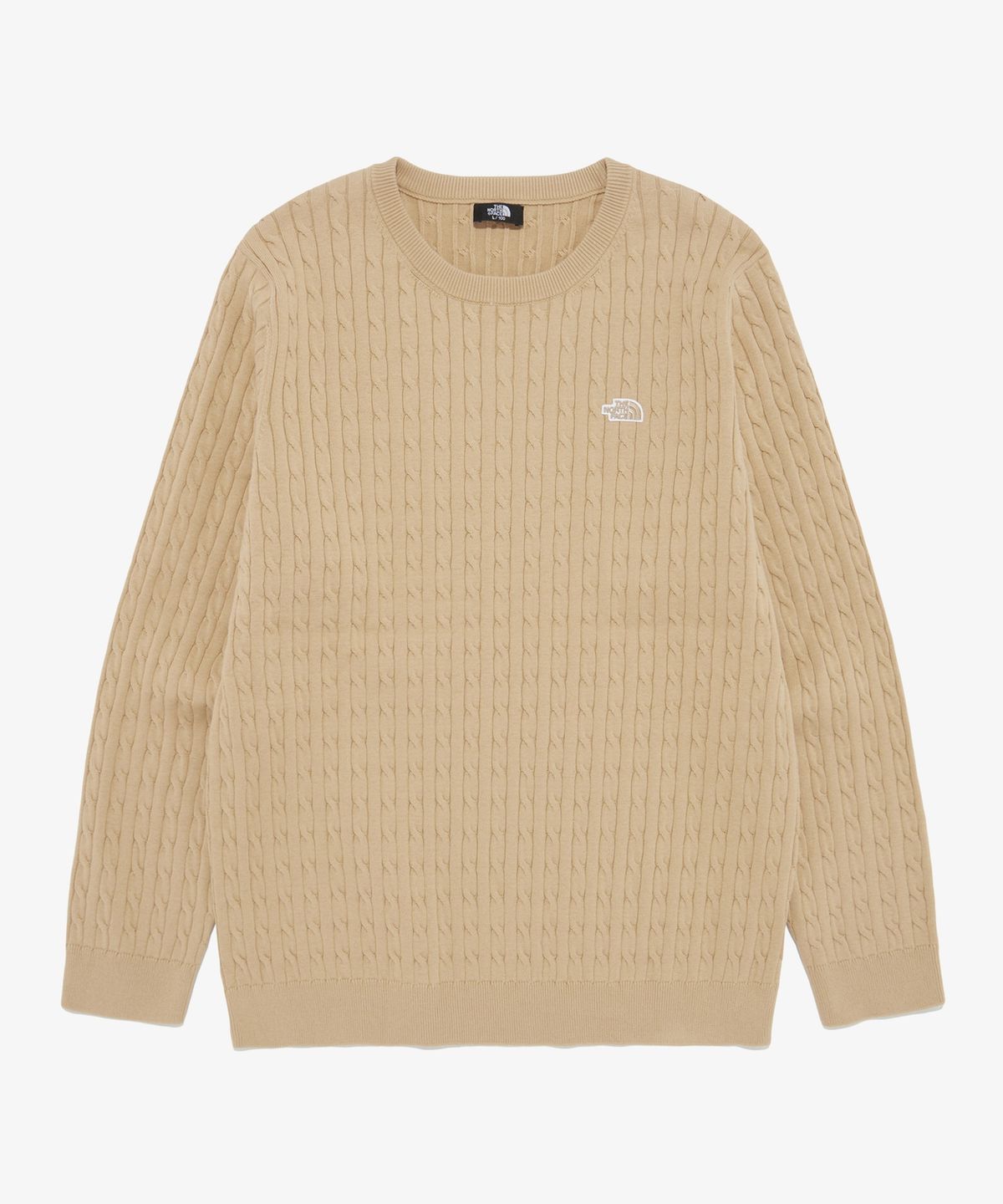 노스페이스(THE NORTH FACE) NT7AR00B 남성 홀리데이 스웨터 LIGHT_BEIGE
