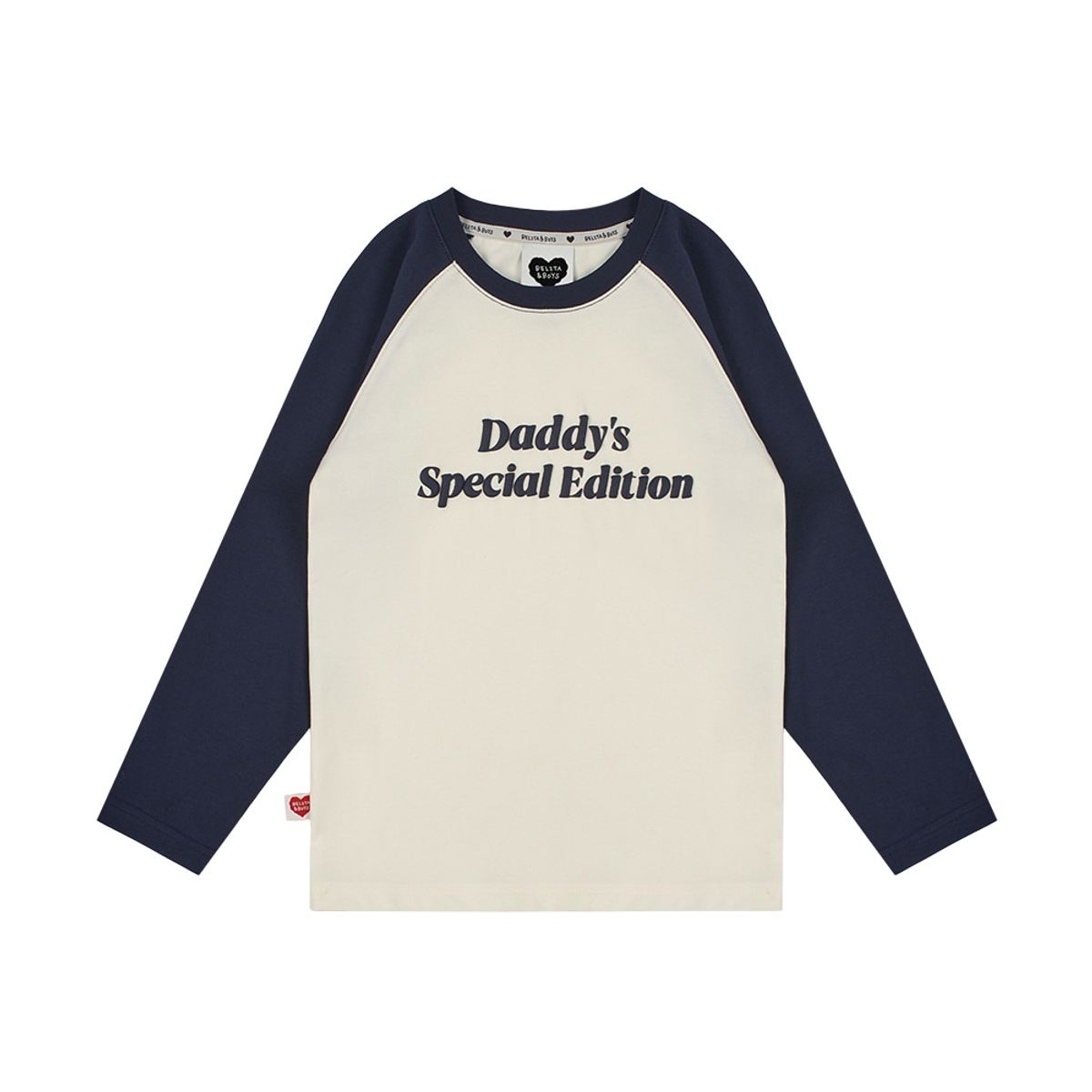벨리타앤보이즈(BELITANBOYS) 대디래글런 긴팔티셔츠 BK5STL03NA