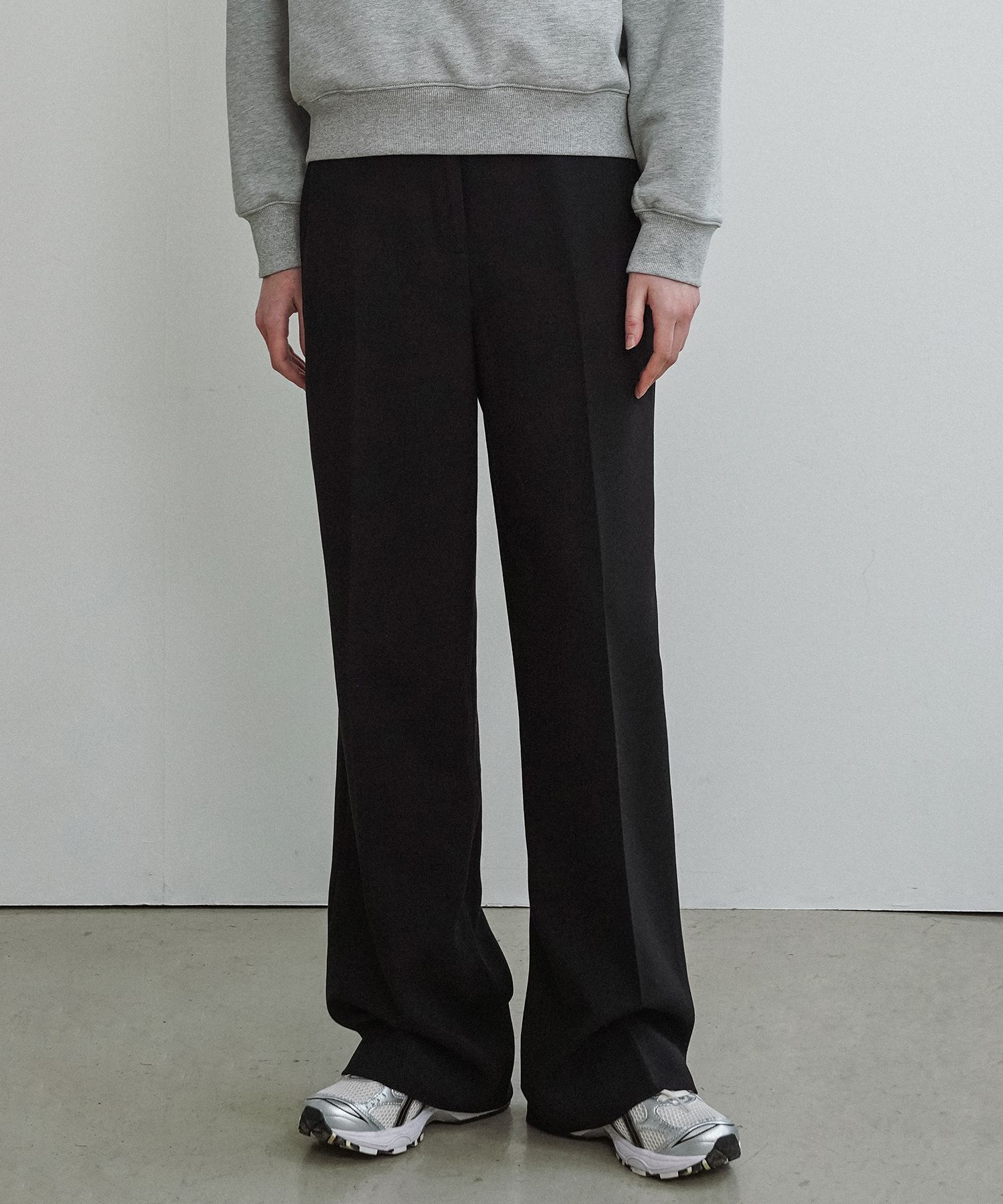 パンツ Siyazu SIPT7145 Basic Flow Wide Slacks_Navy MUSINSA | SIYAZU SIPT7145 Basic Flow Wide Slacks_Black