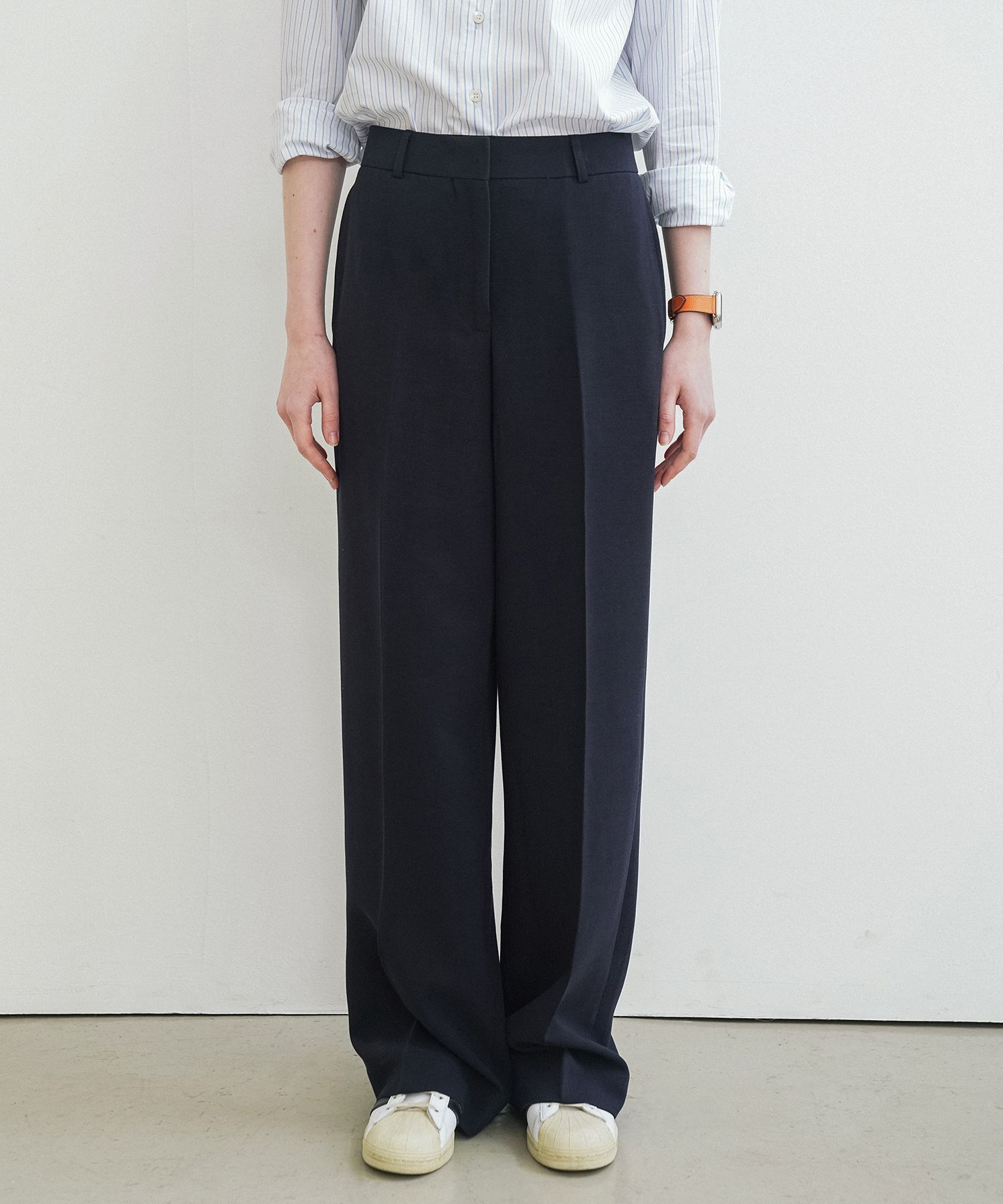 パンツ Siyazu SIPT7145 Basic Flow Wide Slacks_Black MUSINSA | SIYAZU SIPT7145 Basic Flow Wide Slacks_Black