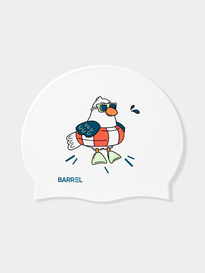 미스터 시걸 실리콘 스윔 캡 화이트 (B5SUASC016WHT)