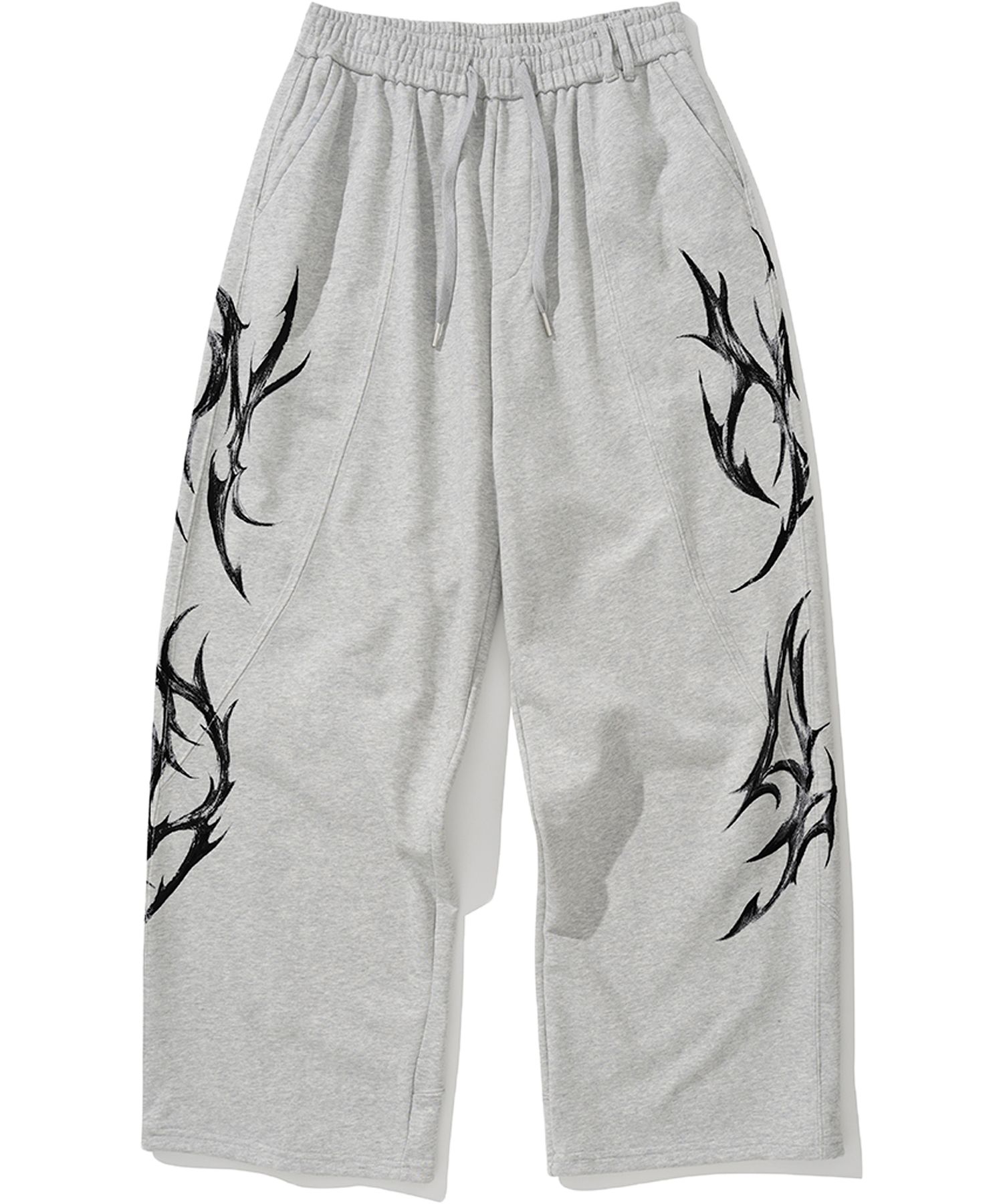 【NOT4NERD】Dagger Tribal Logo Incision Sweat Pants / 追跡付 MUSINSA | NOT4NERD Dagger Tribal Logo Incision Sweat Pants