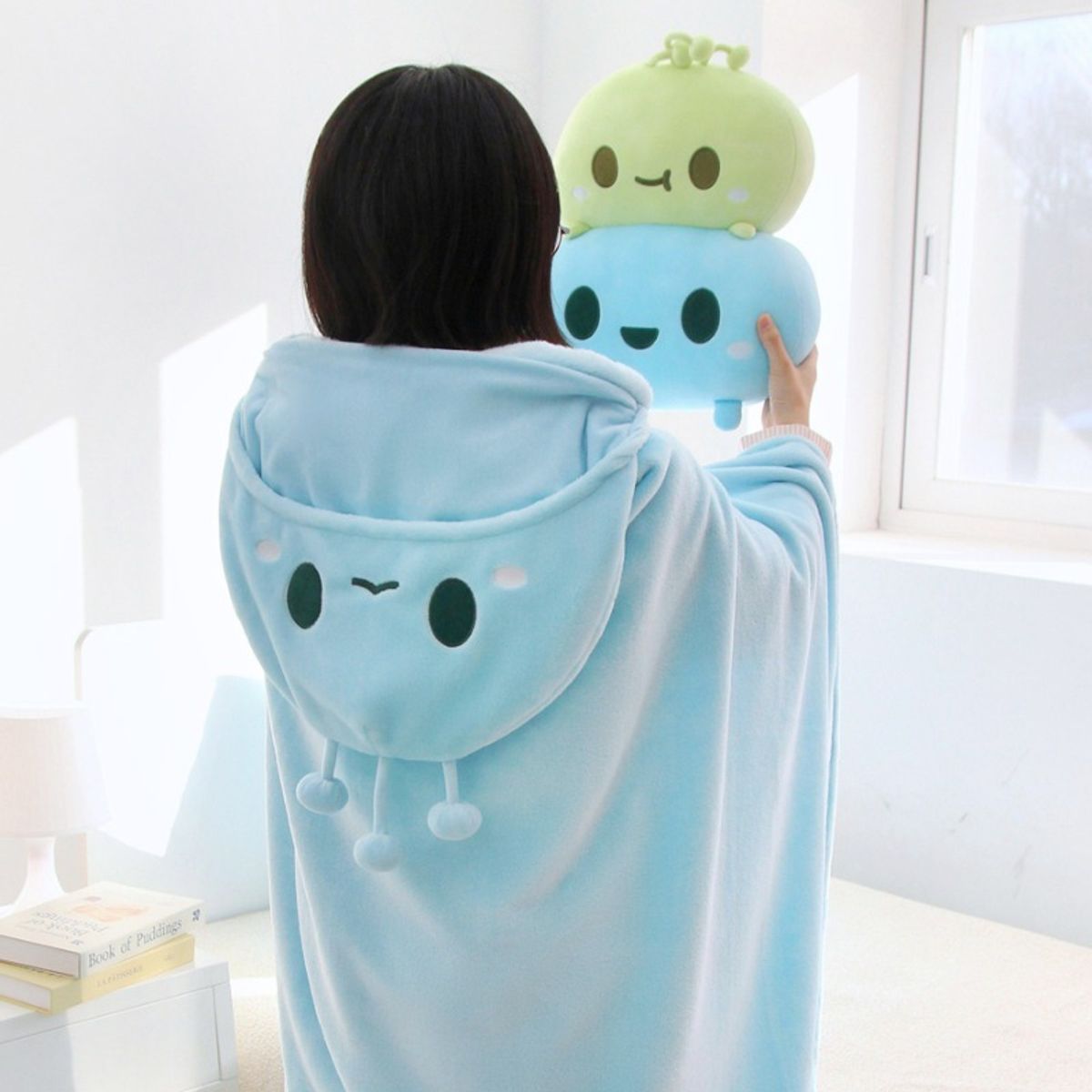 나라홈데코(NARAHOMEDECO) 메이플스토리 후드담요 돌의정령