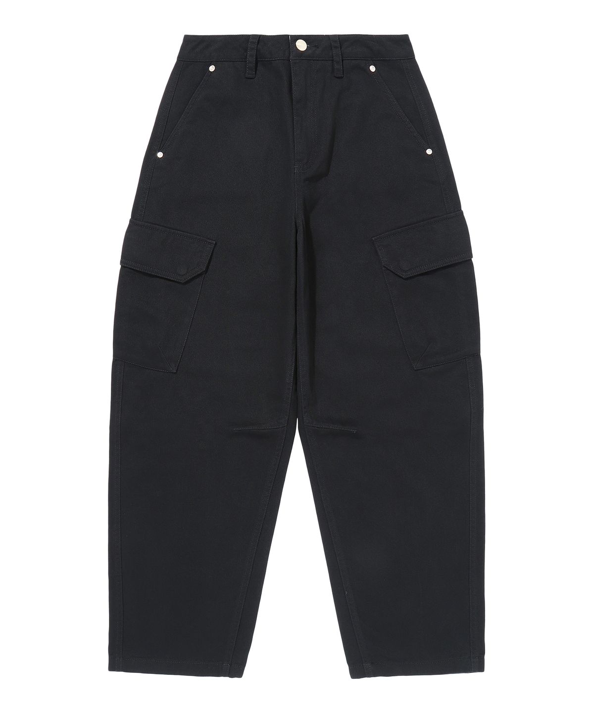 슈퍼드라이(SUPERDRY) W 카고 배럴 팬츠 블랙