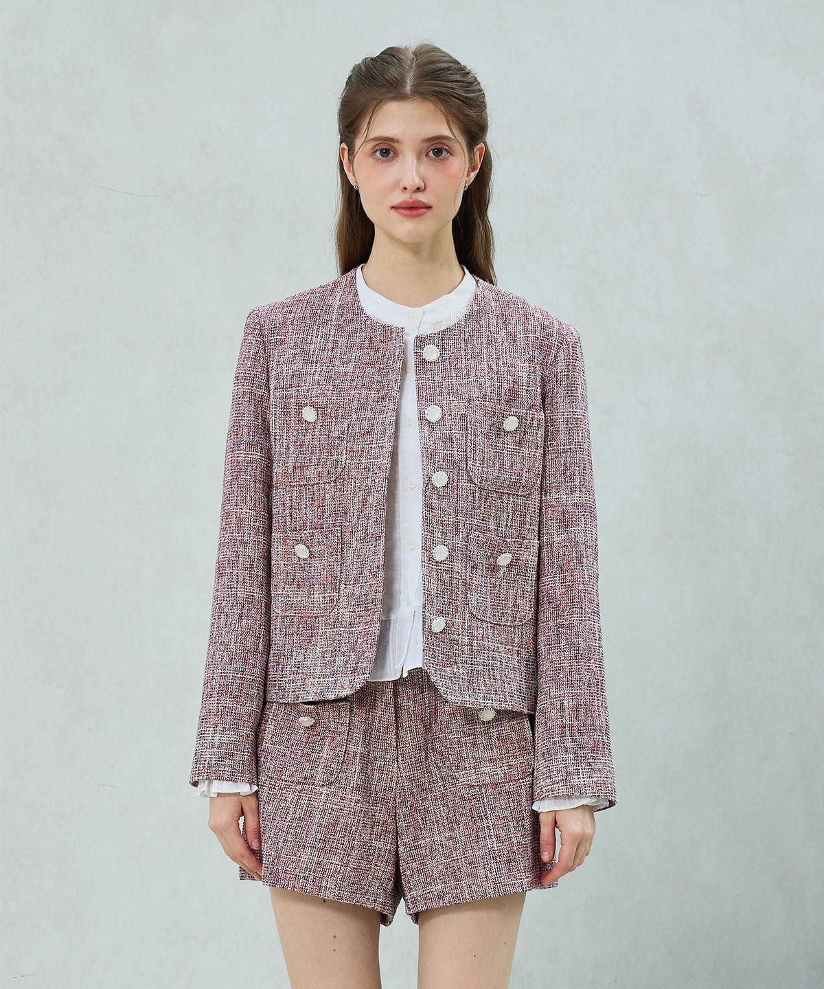 아리킴(ARIKIM) CHERISH TWEED JACKET / RED
