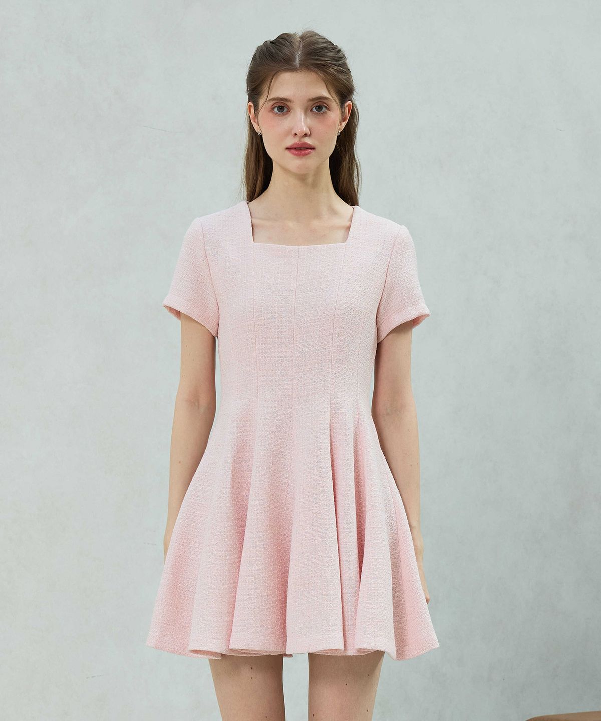 아리킴(ARIKIM) LANI TWEED DRESS / PINK