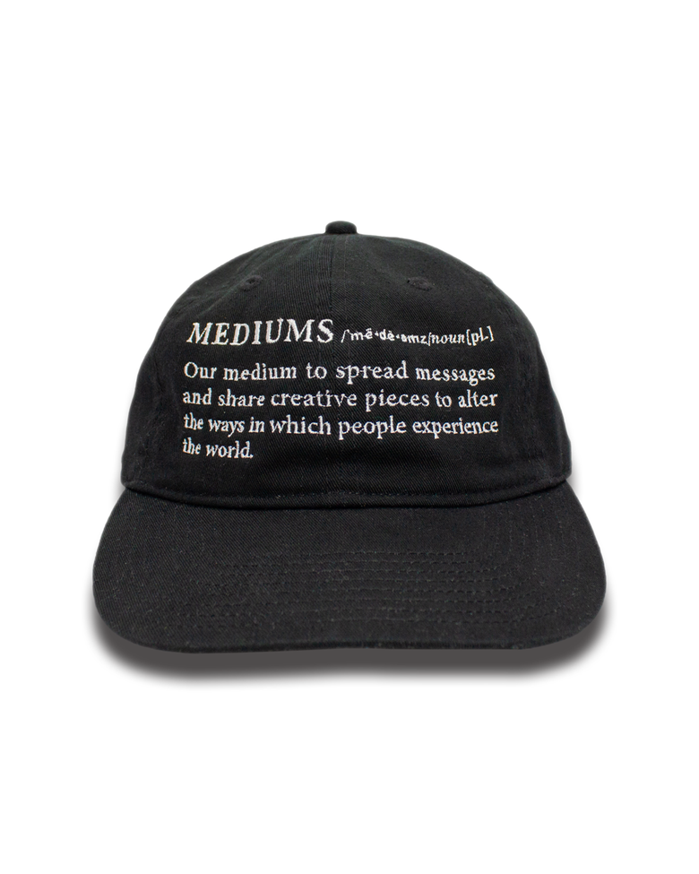 Definition Cap - Black(사전적 정의 캡)