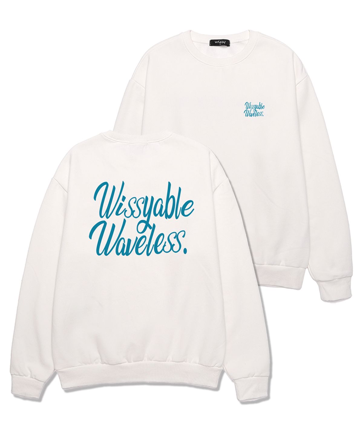 위씨(WISSY) WISSY ABLE 맨투맨 (WLS023) 화이트