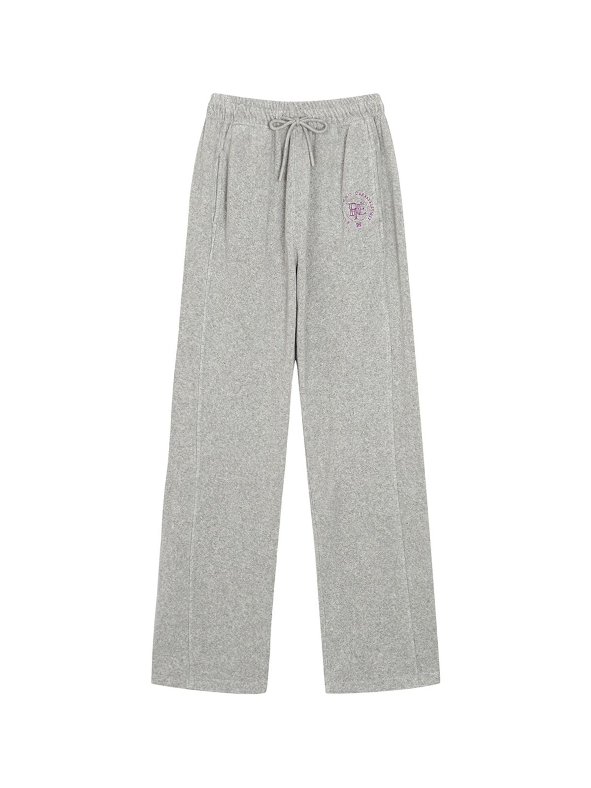 리에떼(REETE) set-up embroidery terry banding pants- U1F12JSL960