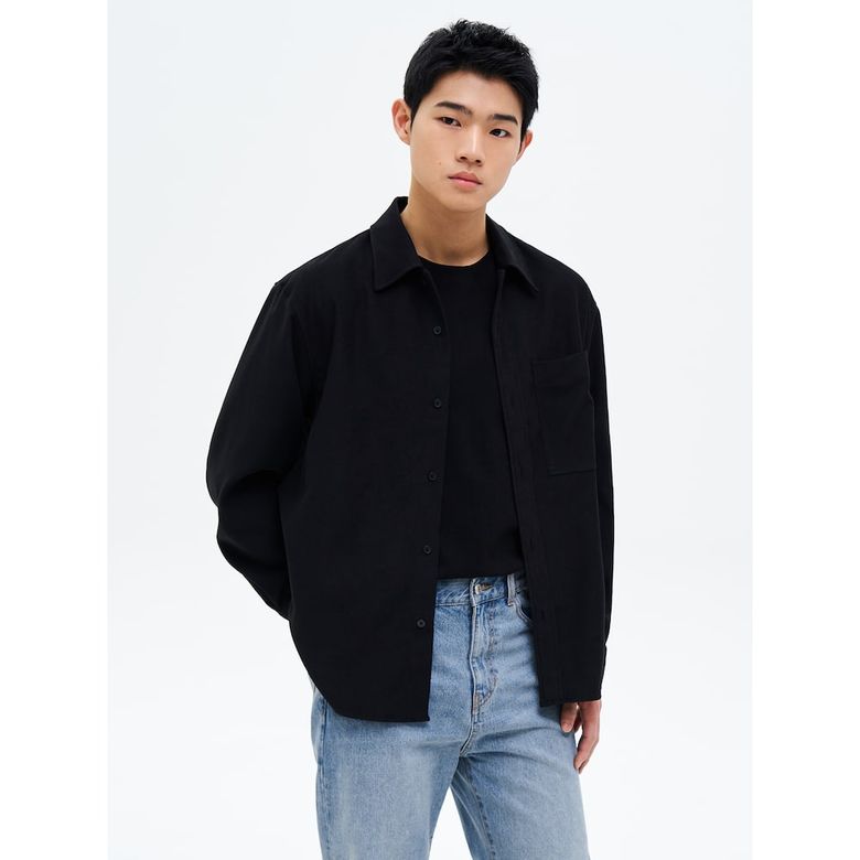 소프트 트윌 셔츠  블랙