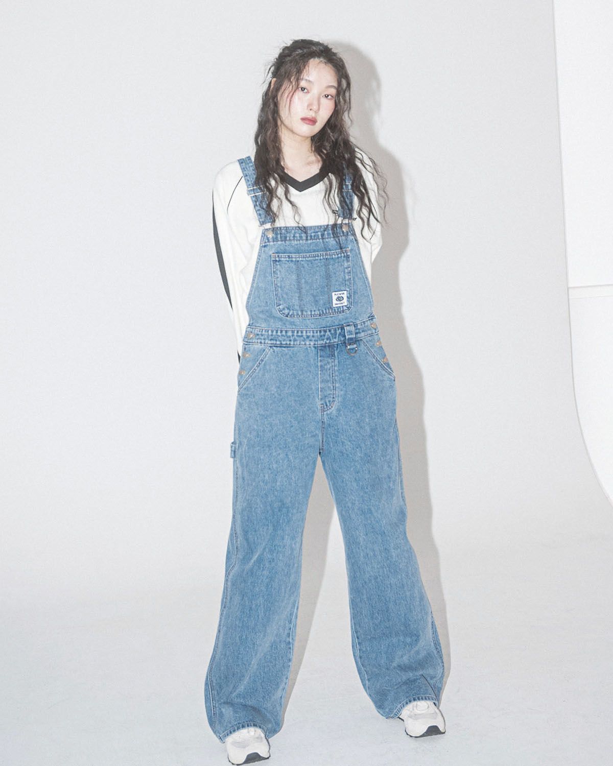 [HAVISM]ROSE DENIM OVERALLS オーバーオール サロペット デニム MUSINSA公式 | HAVISM ROSE DENIM OVERALLS