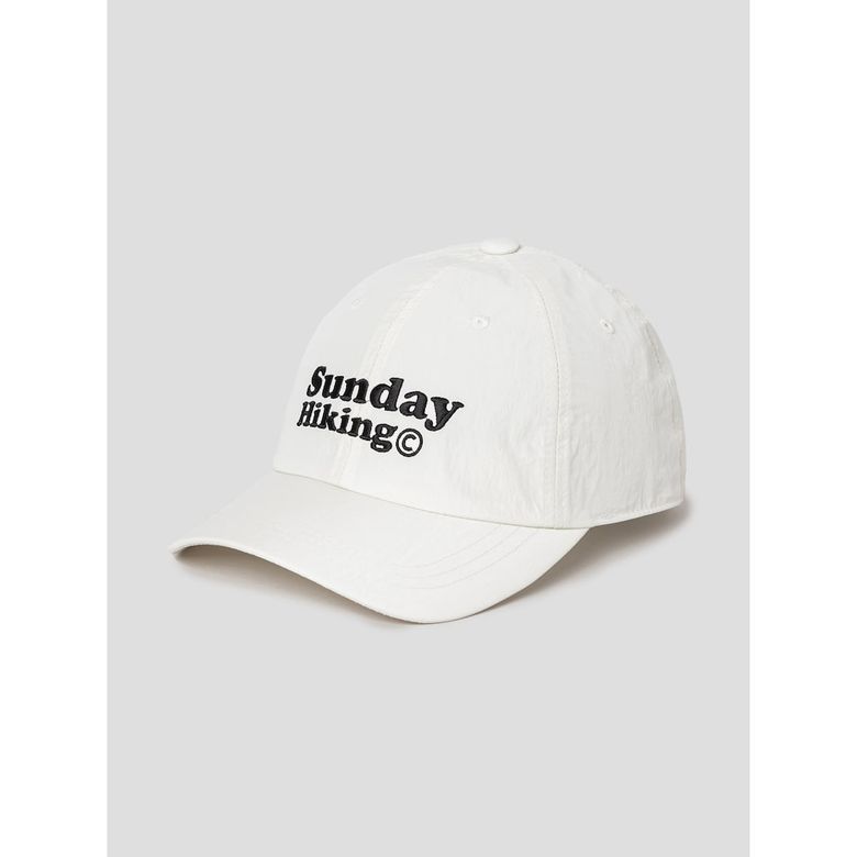 자수 볼캡 (SUNDAY)  아이보리