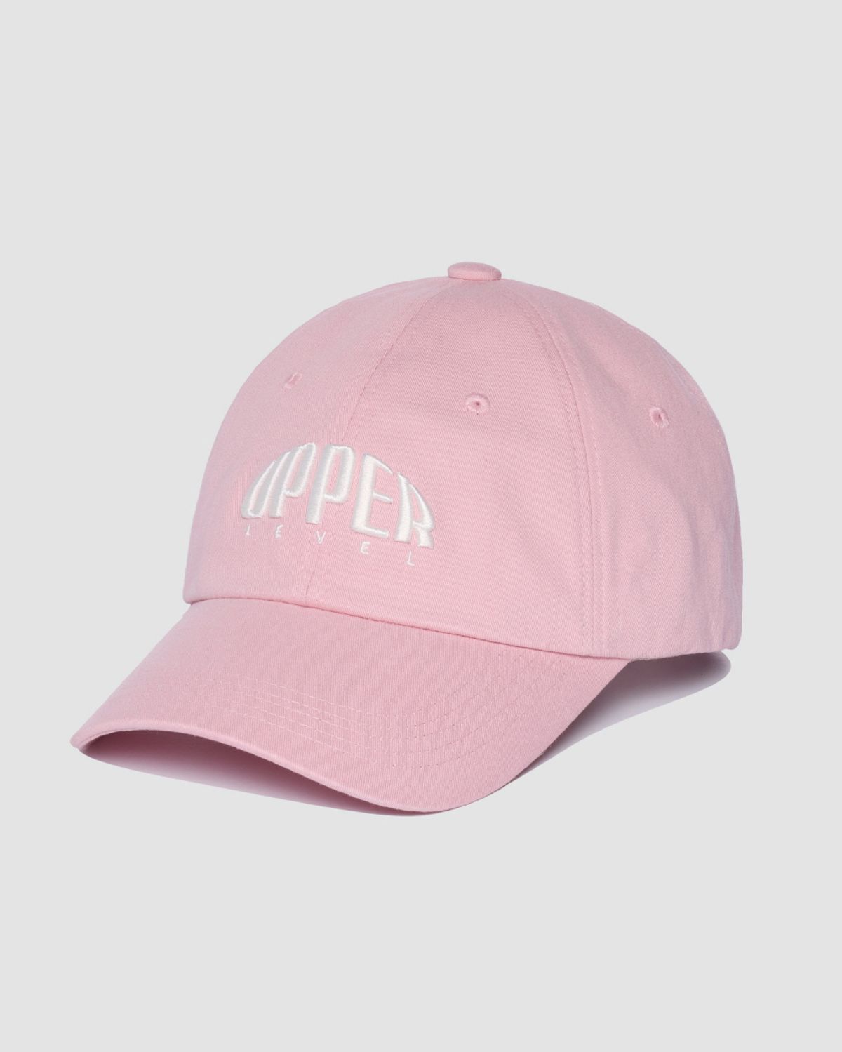 어퍼(UPPER) 아치 로고 볼캡 - 핑크