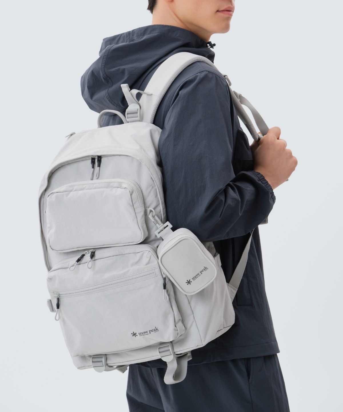 스노우피크 어패럴(SNOWPEAK APPAREL) 듀얼테크 백팩 25L (S25ZUFBP31) Light Gray